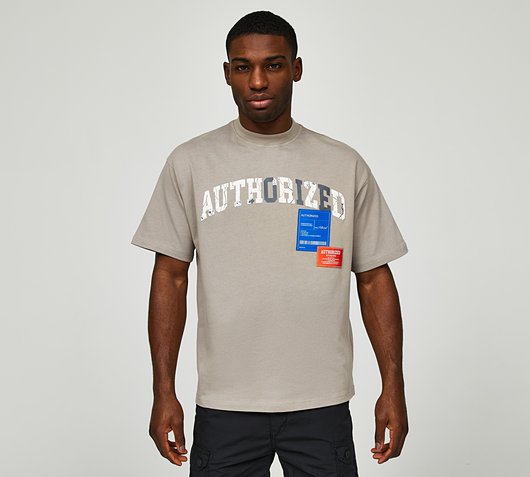 Distressed Arch Front Logo Relaxed T-Shirt