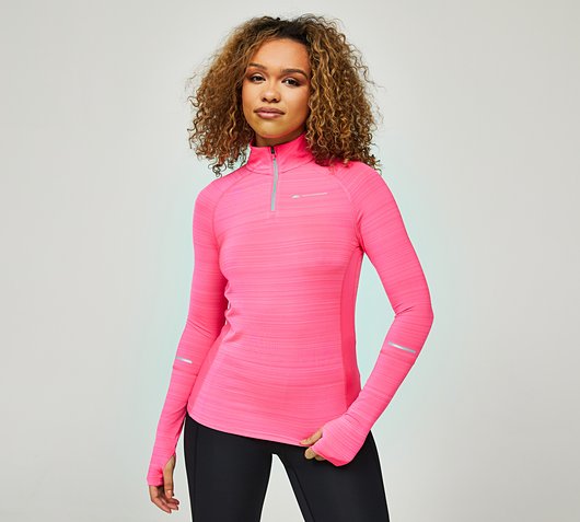 Womens Lyder 2.0 Quarter Zip Long Sleeve Top