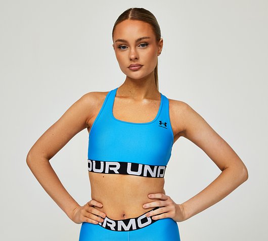 Womens Heatgear Armour Mid Branded Sports Bra
