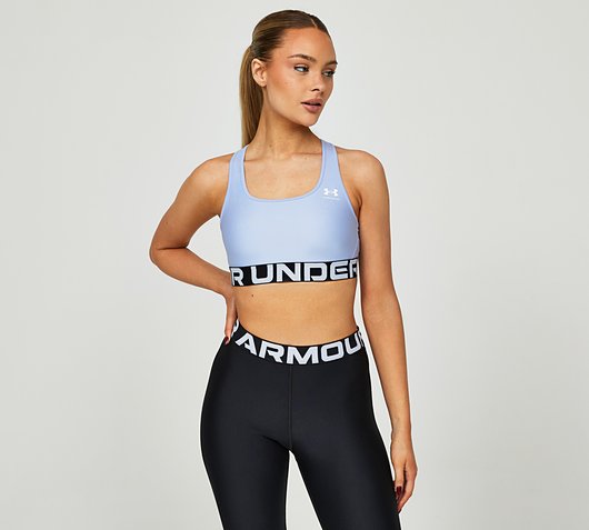 Womens HeatGear Armour Mid Branded Sports Bra