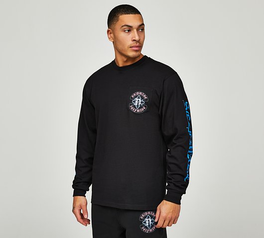 Amity Scroll Boxy Fit Long Sleeve T-Shirt