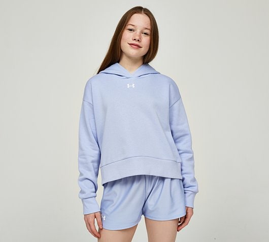Girls Rival Fleece Cropped Hoodie