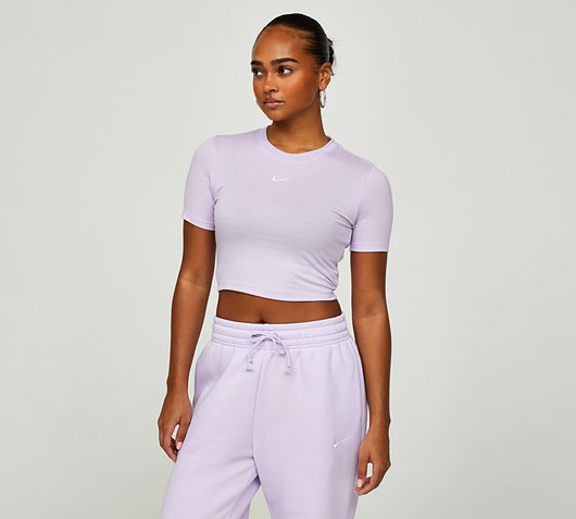 Womens Essential Slim Crop T-Shirt