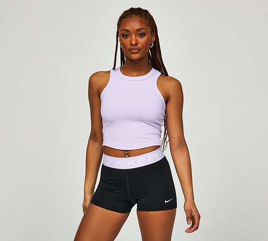 Womens One Fitted Dri-FIT Crop Tank Top