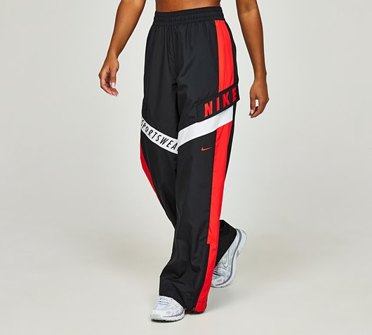 Womens Woven Oversize High-Waisted Pant