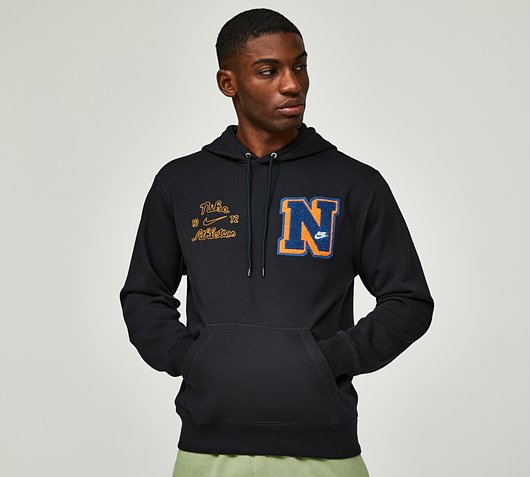 Nike letterman hoodie hotsell