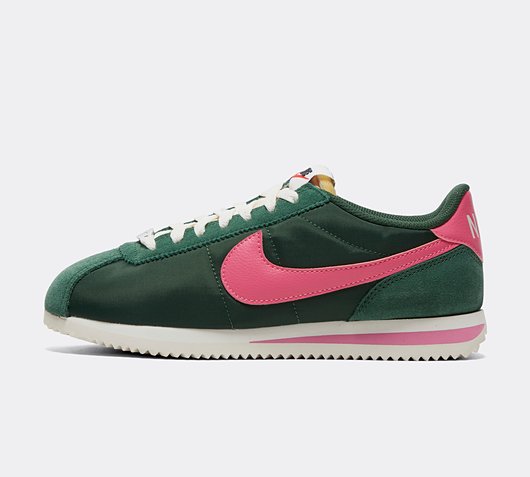 Nike Womens Cortez Trainer Medium Soft Pink Fire Red Footasylum