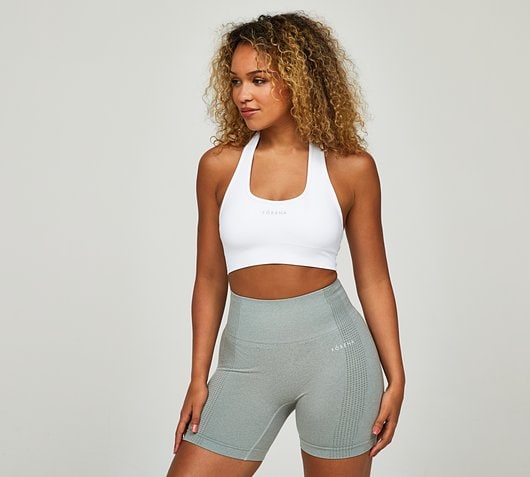 Womens Seamless Contour Halter Neck Top