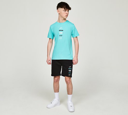 Junior Stacked Logo T-Shirt and Short Set