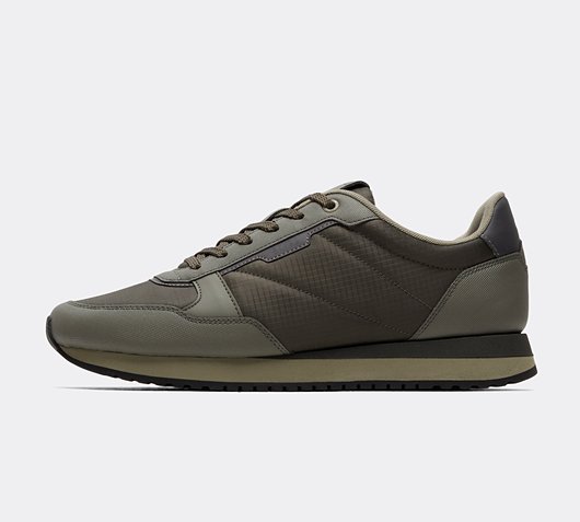 BOSS Kai Runner Trainer Dark Green Footasylum