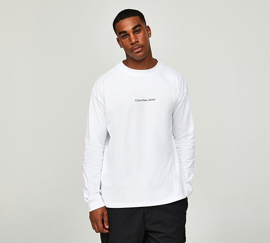 Grid Monogram Long Sleeved T-Shirt