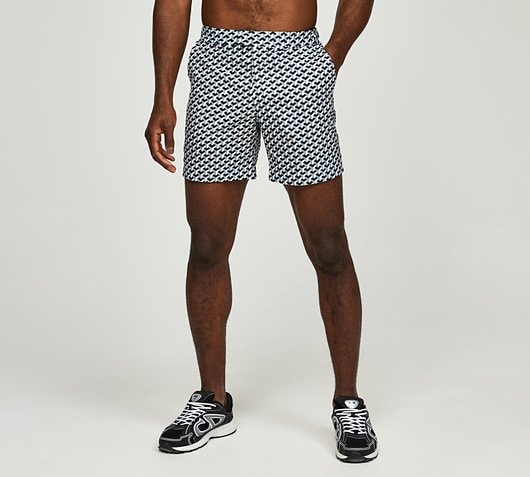 Illusion Print Swim Short
