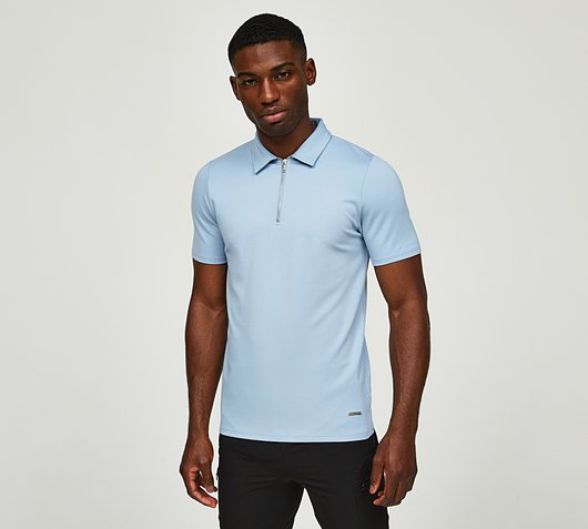 Premium Zip Polo Shirt