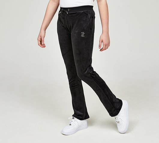 Girls Diamante Bootcut Jogger