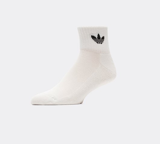 adidas Originals Pack Mid Ankle Sock White Footasylum