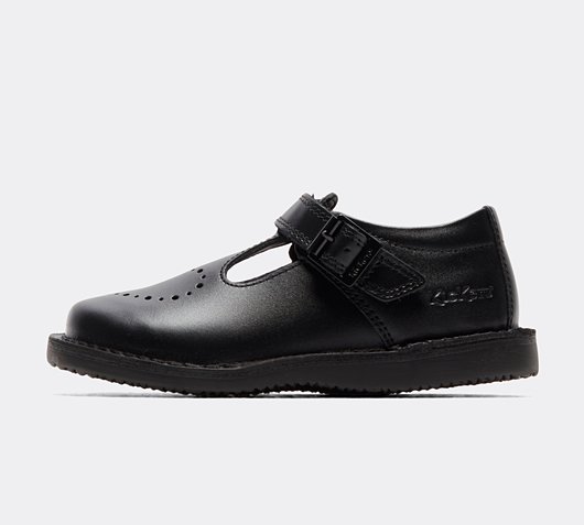 Nursery Kopi Heart T-Bar Leather Shoe