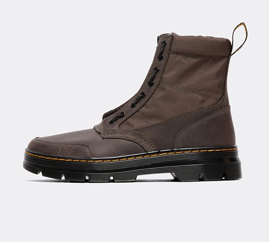 Dr. Martens Combs Jungle Zip Casual Boot Gunmetal Footasylum
