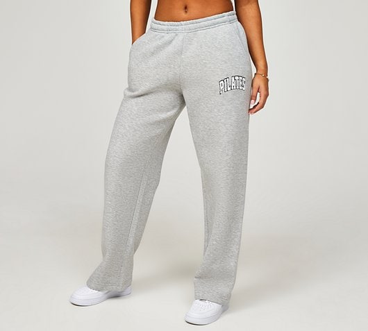 Womens Pilates Open Hem Fleece Pant