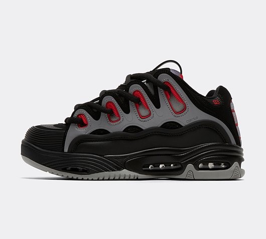 Osiris D3 2001 Trainer | Black / Gum | Footasylum