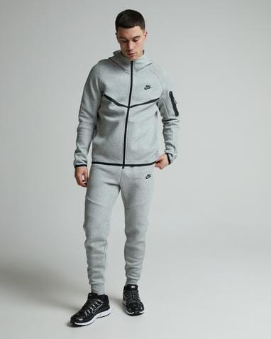Nike Tech Fleece Jogger Dark Grey Heather Footasylum