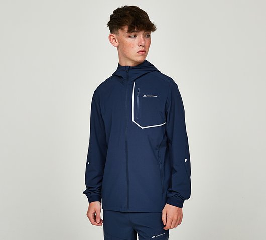 Monterrain Junior Ramble 3.0 Woven Running Jacket - Navy - Size XL/B
