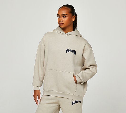 Forena Womens Cloud Nine Overhead Hoodie Dove Mood Indigo Footasylum