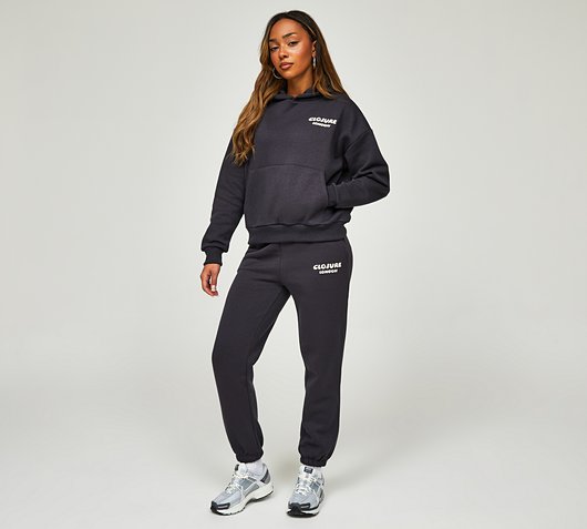Closure London Womens Bubble Logo Tracksuit - Grey - Size 14