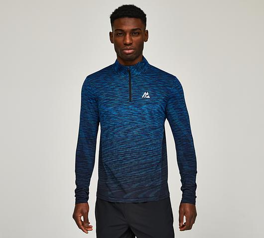 トップス UNTRACE smock Dark Navy Zengjo Long Sleeve Compression Shirts for Men Thermal(Black