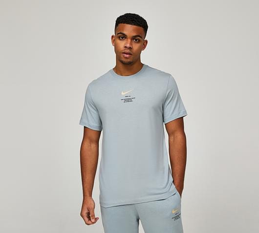 Nike Athletics Regular T-Shirt | White / Glacier Blue