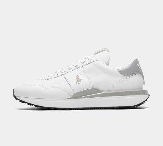 Polo Ralph Lauren Train 89 Trainer Navy Grey Footasylum