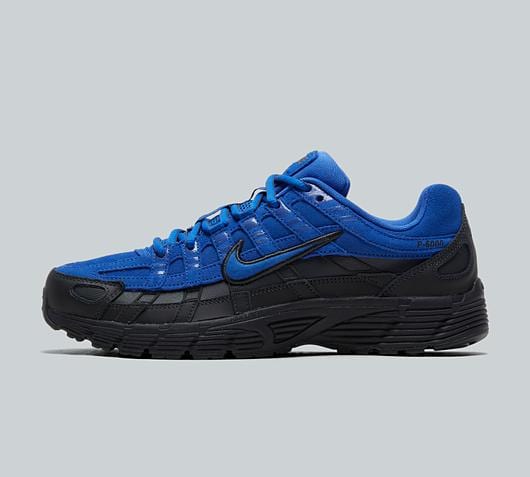 Nike P-6000 Trainer Metallic Platinum University Blue Footasylum - Main Image
