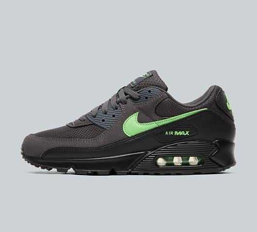 Nike Air Max 90 Trainer Dark Smoke Grey Clear Jade Black
