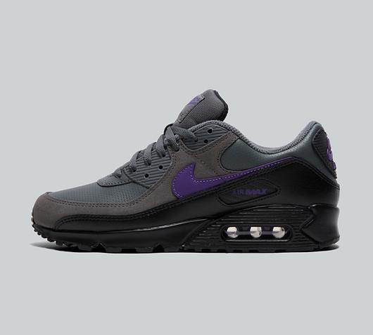 Nike Air Max 90 Trainer Smoke Grey Photon Dust Light Lemon