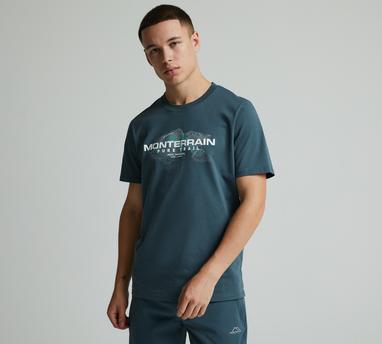 Monterrain Density T-Shirt | Dark Slate | Footasylum