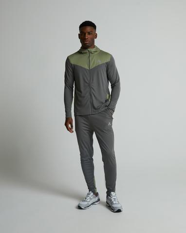 Montirex Agility Tracksuit Cement Grey Fleck Footasylum