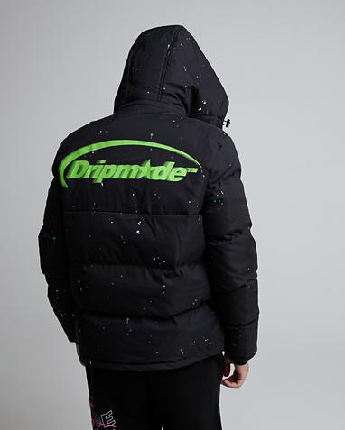 Dripmade Crook 4.0 Short Puffer Jacket | Jet Black | Footasylum