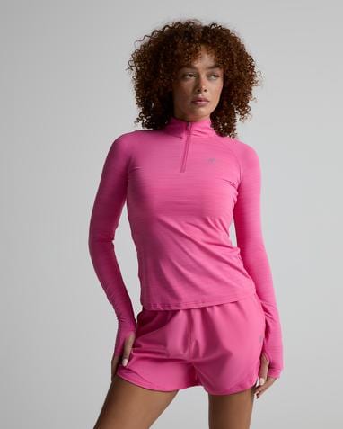 トップス 731 Montirex Womens Fly 2.0 Quarter Zip Top | Egyptian Blue | Footasylum