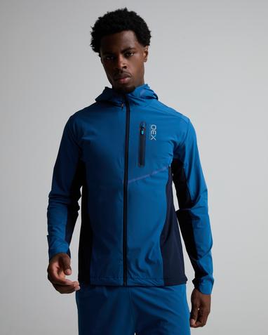 OEX Aspect Track Hoodie | Dark Blue / Navy | Footasylum