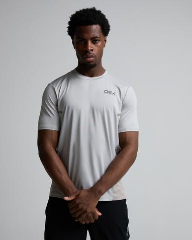 OEX Flash 2.0 T-Shirt | Warm Grey | Footasylum