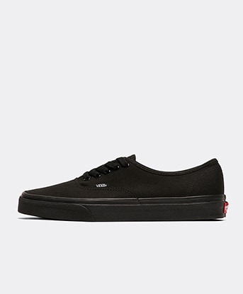 vans classic authentic triple black trainers