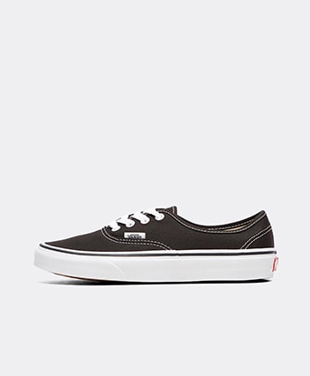 vans classic authentic black mens trainers