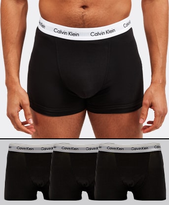 Men's Calvin Klein 3-pack Heritage Cotton Boxer Brief Multi color