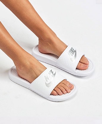 nike sandals with strap on back