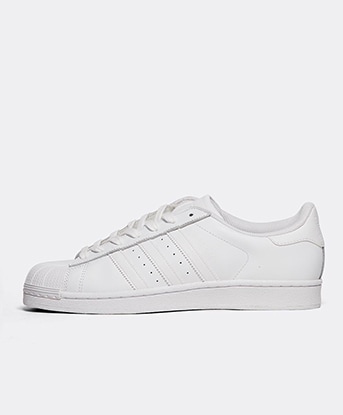 mens white adidas superstar trainers