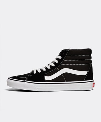 black and white vans footasylum