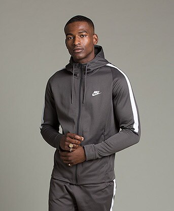 nike junior tribute hooded track top