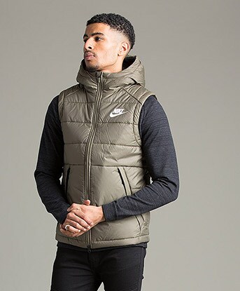 nike hooded gilet
