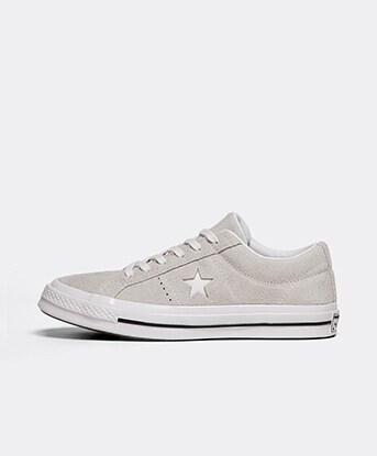 converse one star suede cream