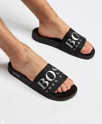 hugo boss mens sliders