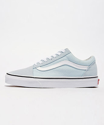 vans old skool womens skate trainers in light grey